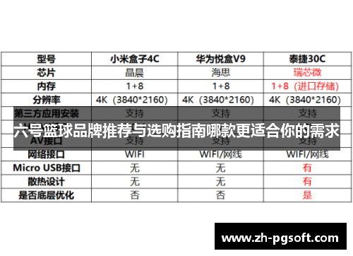 六号篮球品牌推荐与选购指南哪款更适合你的需求 六号篮球品牌推荐与选购指南哪款更适合你的需求
