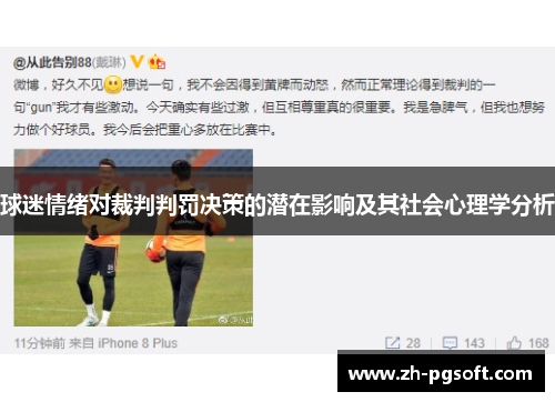 球迷情绪对裁判判罚决策的潜在影响及其社会心理学分析 球迷情绪对裁判判罚决策的潜在影响及其社会心理学分析