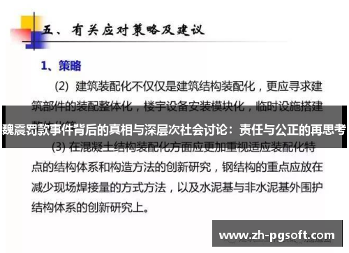魏震罚款事件背后的真相与深层次社会讨论：责任与公正的再思考